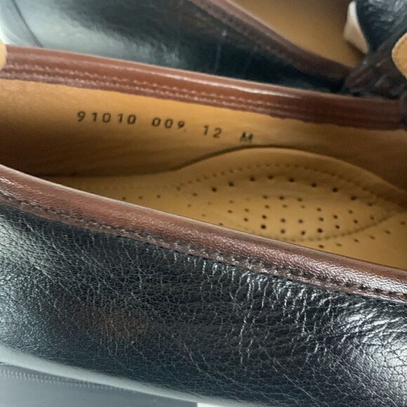 MEETING STREET men’s leather loafers handmade size 12 main image 8